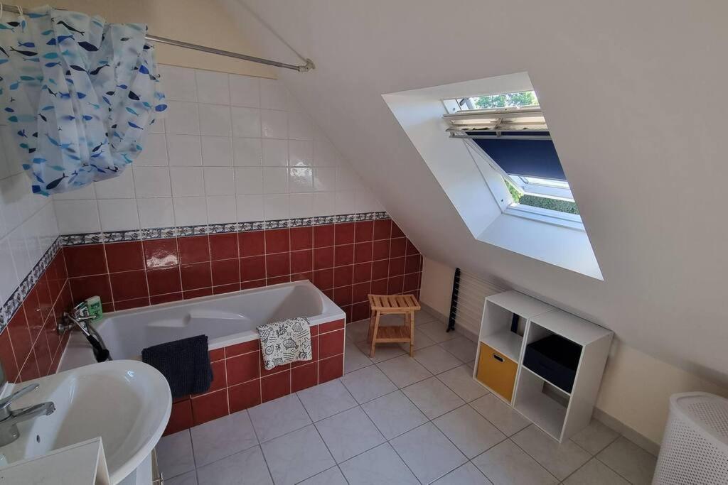 Maison De Famille Situee A Saint-Molf. Eksteriør billede